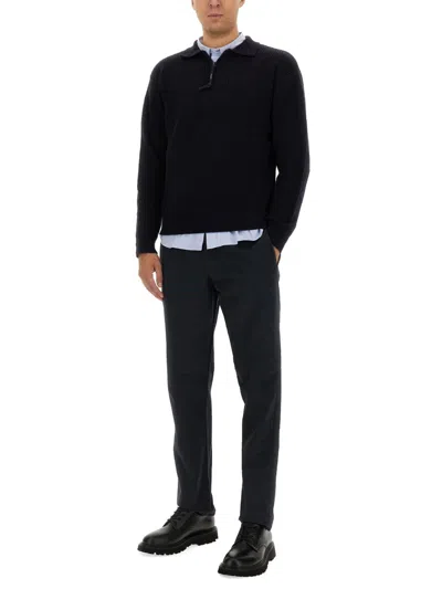 Aspesi Wool Jersey. In Black