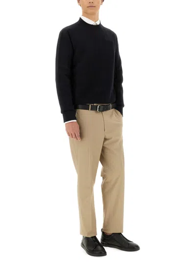 Zegna Cashmere And Silk Sweater In Black