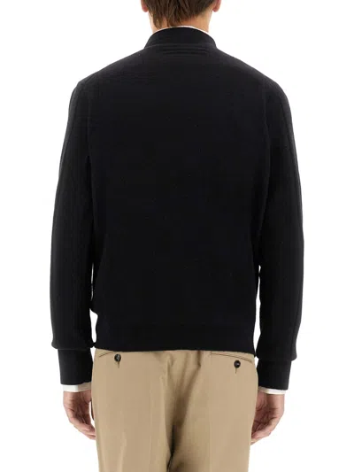Zegna Cashmere And Silk Sweater In Black
