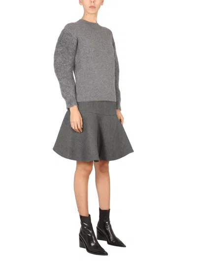Jil Sander Wool Jersey. In Gray