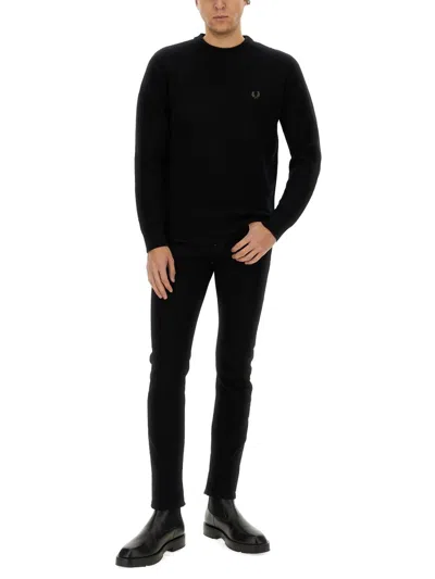 Fred Perry Sweater In Black