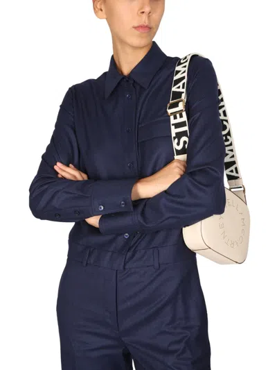 Stella Mccartney Wool Jumpsuit In Blue