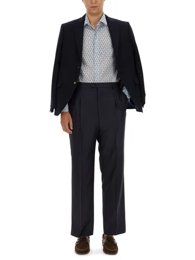 Etro Straigth Leg Pants In Black