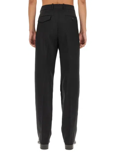 Alexander Mcqueen Wool Pants In Black