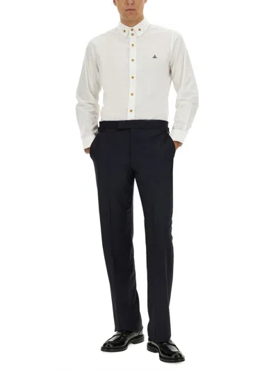 Vivienne Westwood Men's Wool Pants In Black