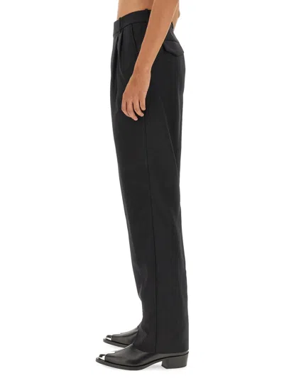 Alexander Mcqueen Wool Pants In Black