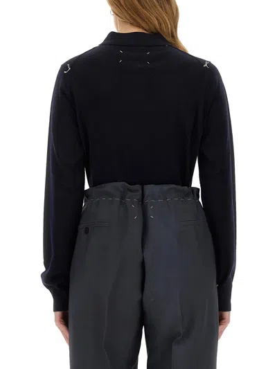 Maison Margiela Women's Wool Jersey In Black