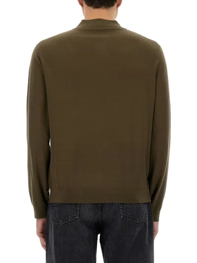 Sunflower Wool Polo Shirt In Green