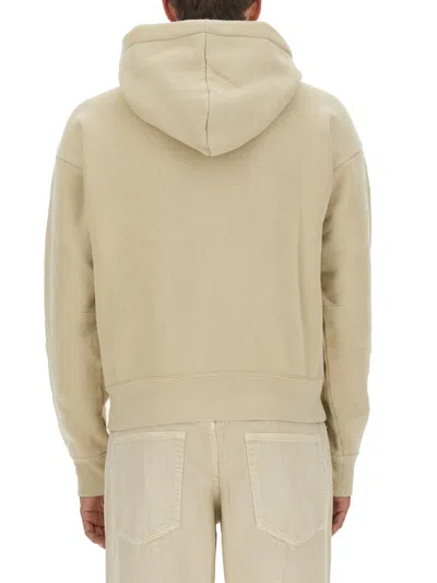 Isabel Marant Wyll Long-sleeved Drawstring Hoodie In Neutral