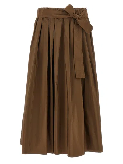 Weekend Max Mara Zarda Skirts Brown In Brown