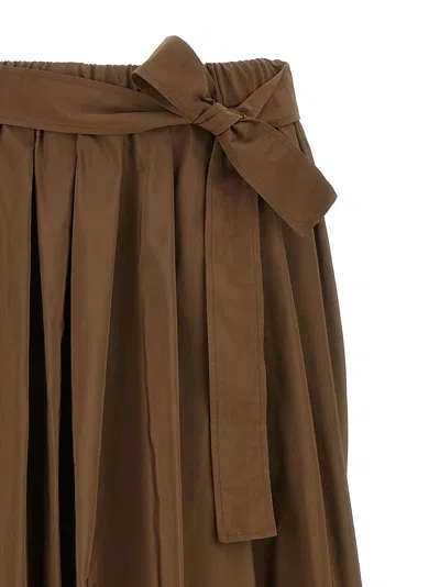 Weekend Max Mara Zarda Skirts Brown In Brown