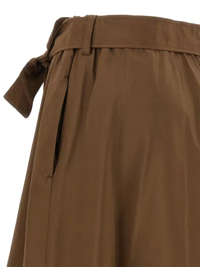 Weekend Max Mara Zarda Skirts Brown In Brown