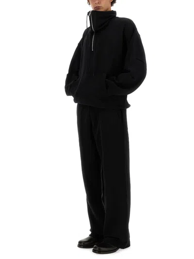 Helmut Lang Zip-up Sweatshirt In Black