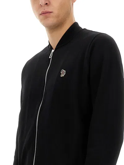 Ps By Paul Smith Ps Paul Smith Zebra Sweatshirt In Black