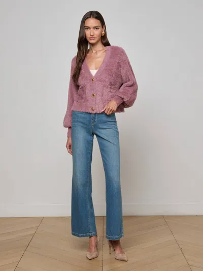 L'agence Harriet Cardigan In Pink