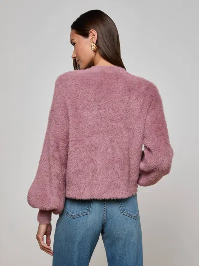 L'agence Harriet Cardigan In Pink