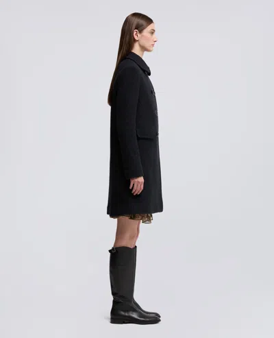 Aspesi Scarlett Trench Coat In Dark Blue