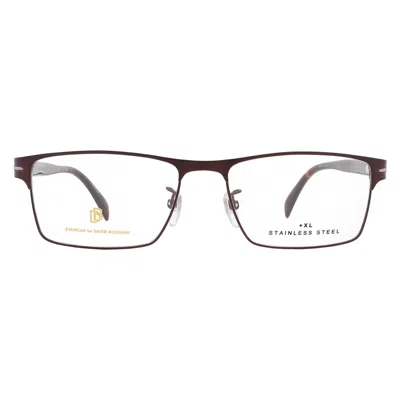 David Beckham Demo Rectangular Men's Eyeglasses Db 7015 0yz4 56 In Black
