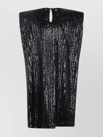 Golden Goose Sequin Mini Dress. In Black