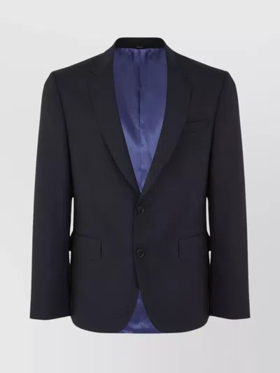 Paul Smith Tailored Fit 2 Button Jacket In Black