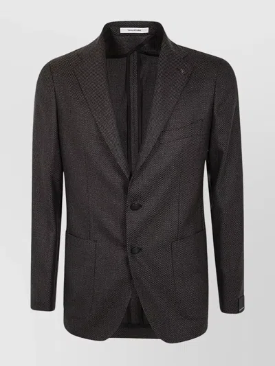Tagliatore Man Single Breast Jacket Clothing In Brown