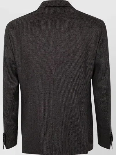 Tagliatore Man Single Breast Jacket Clothing In Brown