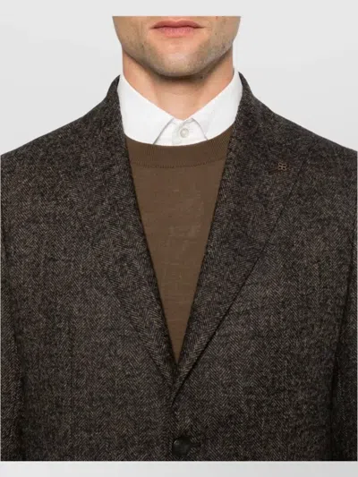 Tagliatore Men's Single Breast Jacket In Gray