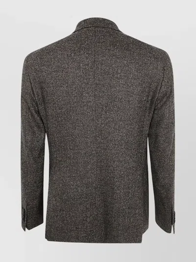 Tagliatore Men's Single Breast Jacket In Gray