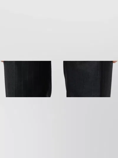 Tagliatore Suit With Notch Lapel And Multiple Pockets In Black