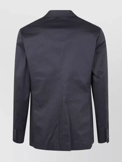 Michael Kors Tech Blazer Buttoned Cuffs In Black