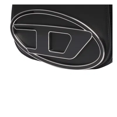 Diesel Xs 1dr Smooth Leather Top Handle Bag In Black