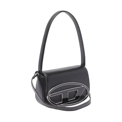 Diesel Xs 1dr Smooth Leather Top Handle Bag In Black