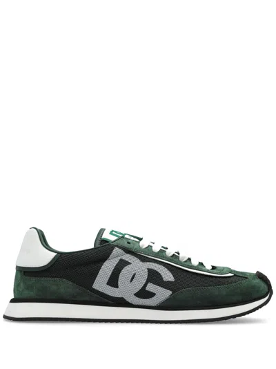 Dolce & Gabbana "dg Cushion" Sneaker In Green