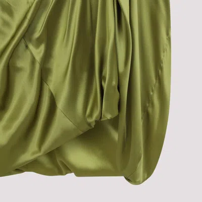 Dries Van Noten Dalant Silk Asymmetrical Dress In Multicolor