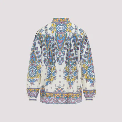 Etro Paisley-print Shirt In White