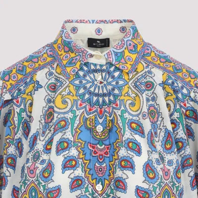 Etro Paisley-print Shirt In White