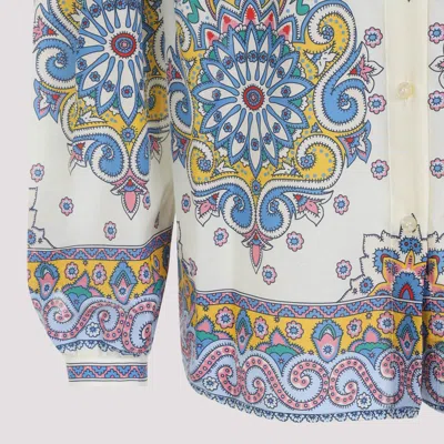 Etro Paisley-print Shirt In White