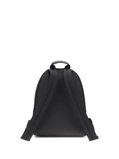 Givenchy Black Backpack With Adjustable Shoulder Straps And Logo On Front In Tech Fabric Man