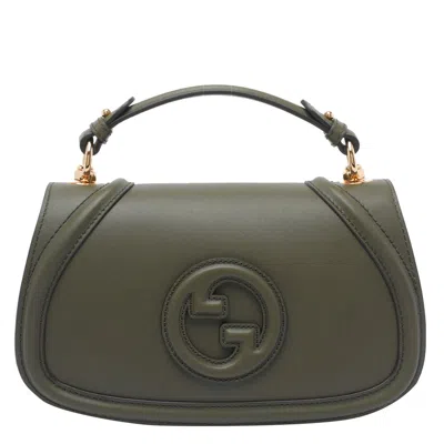 Gucci Medium Tote Bag With Gg Cross Detail In Green