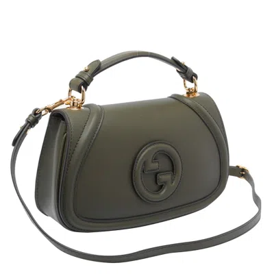 Gucci Medium Tote Bag With Gg Cross Detail In Green