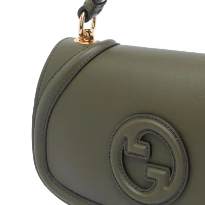 Gucci Medium Tote Bag With Gg Cross Detail In Green