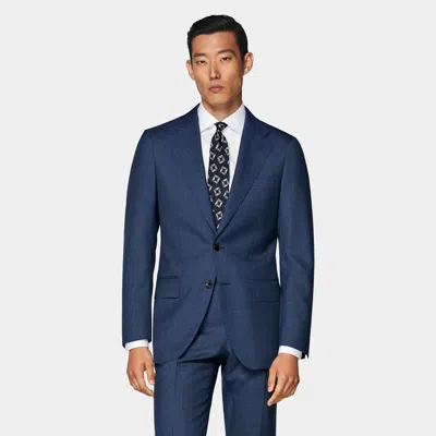 Suitsupply Mid Blue Perennial Tailored Fit Havana Suit In Blue