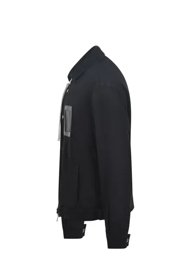 State Of Order Double-slider Zip Chest-pocket Jacket In Black