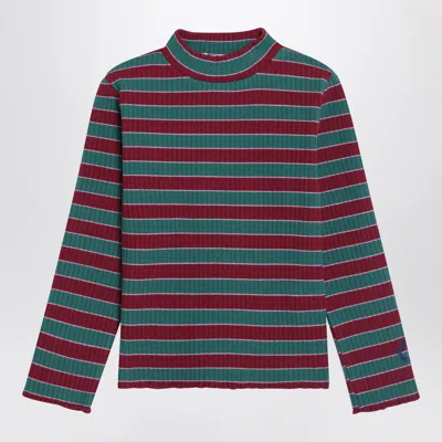 Bobo Choses Ribbed Striped Cotton Sweater In Multi