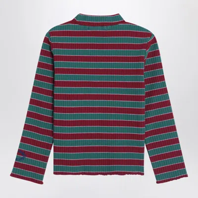 Bobo Choses Ribbed Striped Cotton Sweater In Multi
