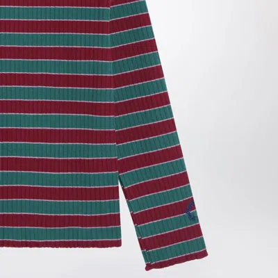Bobo Choses Ribbed Striped Cotton Sweater In Multi