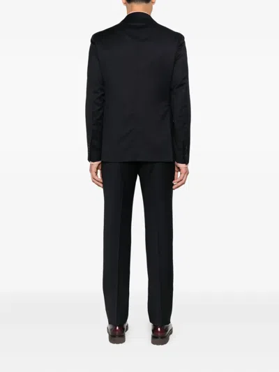 Tagliatore Two-button Suit In Blue
