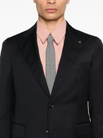 Tagliatore Two-button Suit In Blue