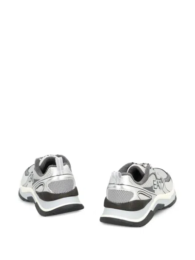 Ea7 Predator Metallic-panel Low-top Sneakers In Multi