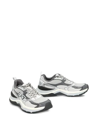 Ea7 Predator Metallic-panel Low-top Sneakers In Multi